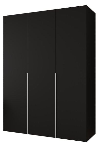 Šatní skříň 150 cm Alice 1 (černá + kašmír)