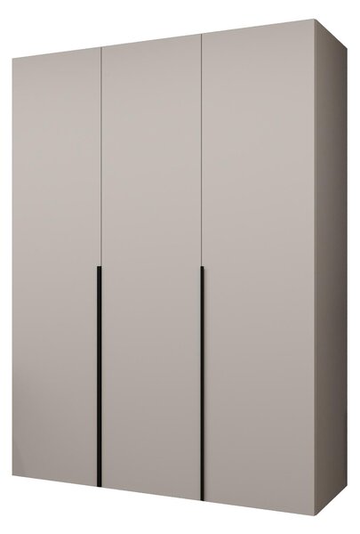 Šatní skříň 150 cm Alice 1 (kašmír + černá)