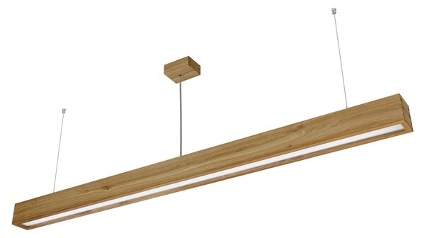 APLED Lineární závěsné LED svítidlo Look Woodline Dub 150cm 48W Barva světla: Teplá bílá 21561