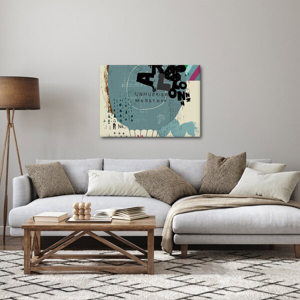 Obraz - Létající balón s duhou (70x50 cm)