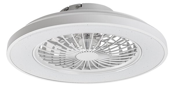 Rabalux Bílé stropní LED svítidlo s ventilátorem Dalfon2 485mm 48W CCT s DO 71332