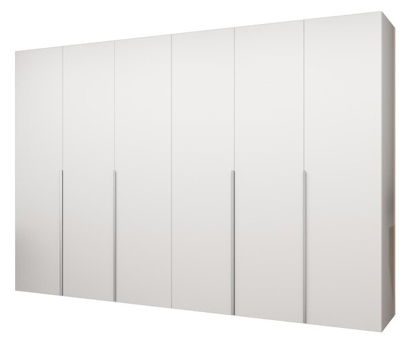 Šatní skříň 300 cm Alice 1 (bílá + kašmír)