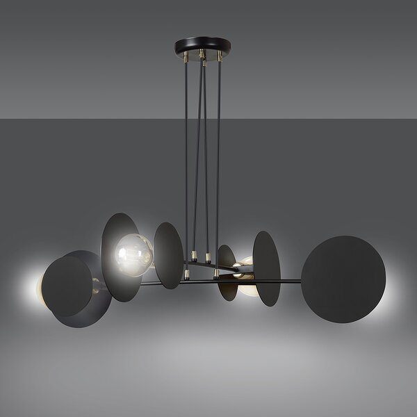 Emibig Idea závěsné svítidlo 4x15 W černá 792/4