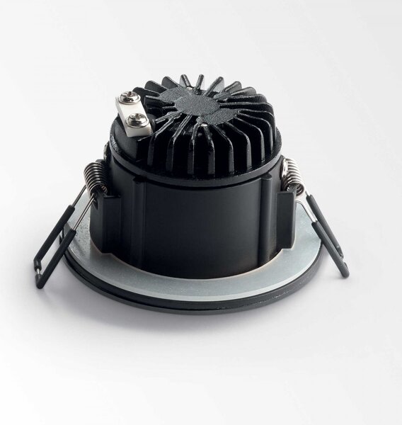 Ideal Lux 252032 LED zápustné bodové svítidlo Room-65 1x8W | 800lm | 3000K | IP65 - černá