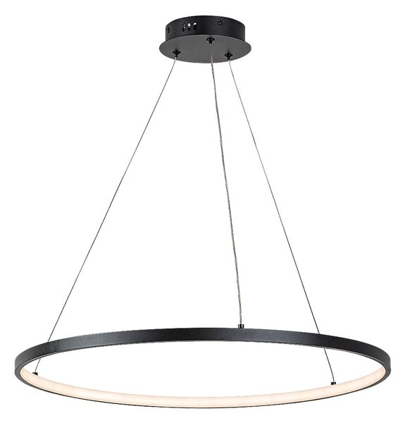 Rabalux Černé závěsné LED svítidlo Beliza 600mm 55W 72344