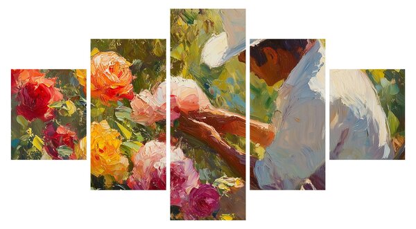 Obraz - Zahradník (125x70 cm)