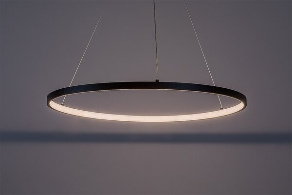 Rabalux Černé závěsné LED svítidlo Beliza 600mm 55W 72344