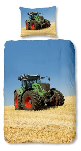 Dětské bavlněné povlečení Good Morning Tractor, 140 x 200 cm