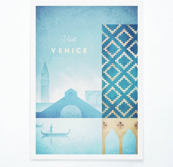 Plakát Travelposter Venice, 30 x 40 cm