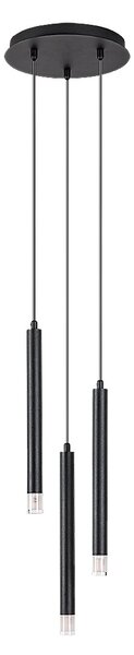 Rabalux Černý závěsný lustr Ramira pro žárovku 3x G9 72358