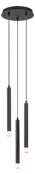 Rabalux Černý závěsný lustr Ramira pro žárovku 3x G9 72358