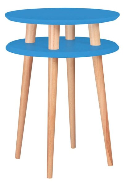Modrý odkládací stolek Ragaba Ufo, ⌀ 45 cm