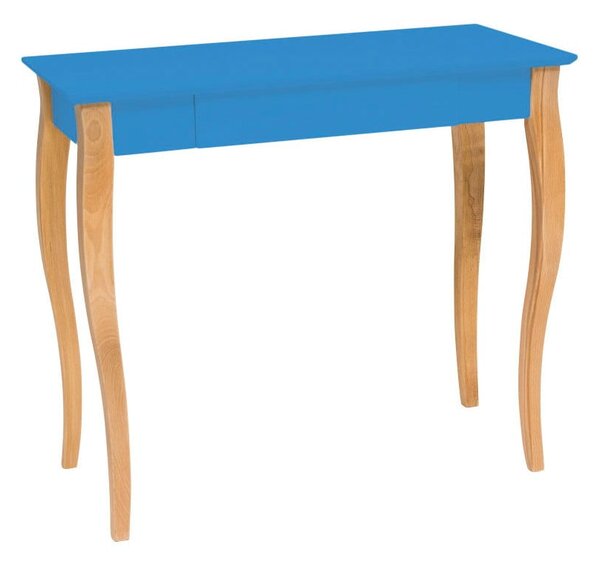 Modrý psací stůl Ragaba Lillo, šířka 85 cm