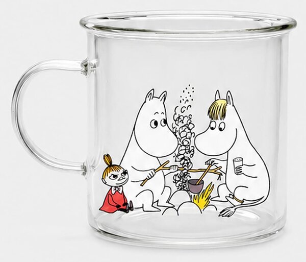 Sinsay - Skleněný hrnek s uchem The Moomins - vícebarevná