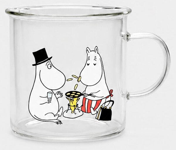 Sinsay - Skleněný hrnek s uchem The Moomins - vícebarevná
