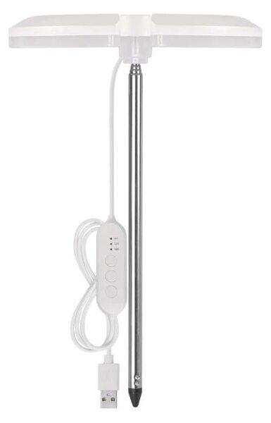 EMOS Bílá LED pěstební lampička 8W stmívatelná Z7902