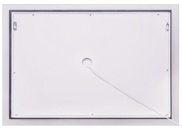 LED koupelnové zrcadlo ADOUR 80 cm 60 cm Stříbrná