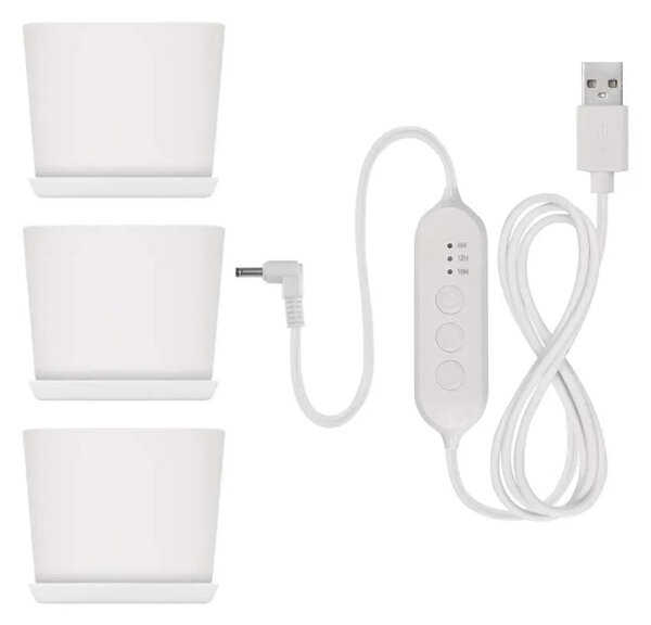 EMOS Bílá LED pěstební lampička 7W stmívatelná Z7904