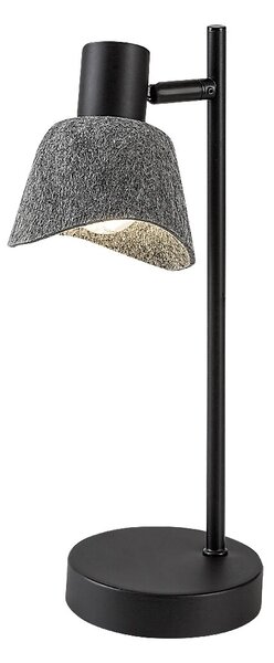 Rabalux Šedá stolní lampa Farelia pro žárovku E14 74018