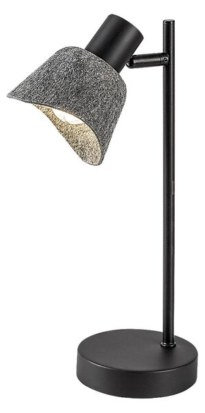 Rabalux Šedá stolní lampa Farelia pro žárovku E14 74018