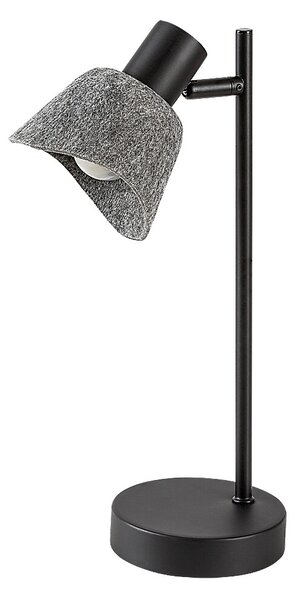 Rabalux Šedá stolní lampa Farelia pro žárovku E14 74018