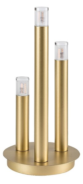 Rabalux Zlatá stolní lampa Ramira pro žárovku 3x G9 74366