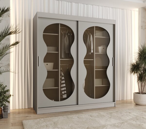 Šatní skříň 180 cm Boomer 3 (kašmír). Akce -20%
