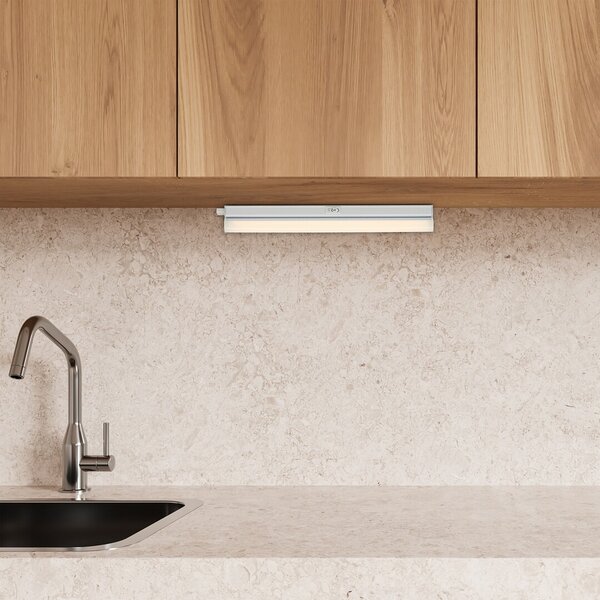 Rabalux Bílé LED svítidlo pod kuchyňskou linku Bareg 31cm 4W CCT s vypínačem 78007