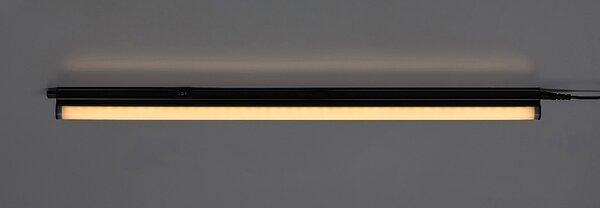 Rabalux Černé LED svítidlo pod kuchyňskou linku Bareg 59cm 8W CCT s vypínačem 78013