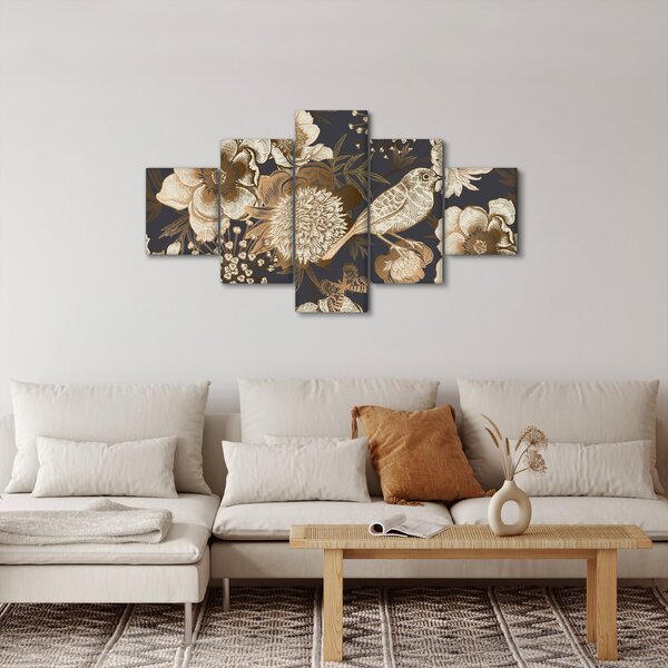 Obraz - Zlatá zahrada (125x70 cm)