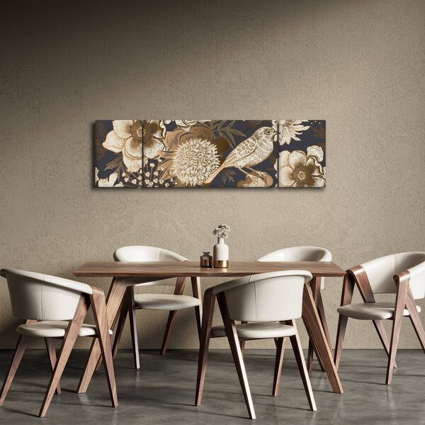 Obraz - Zlatá zahrada (170x50 cm)