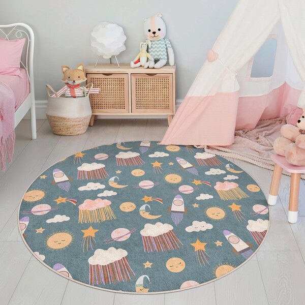 DĚTSKÝ KOBEREC, 120 cm vícebarevná - Online Only koberce & rohožky, Online Only