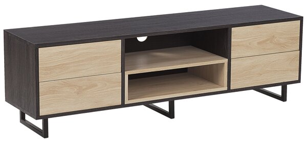 TV stolek MAINE Hnědá/Černá