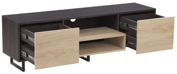 TV stolek MAINE Hnědá/Černá