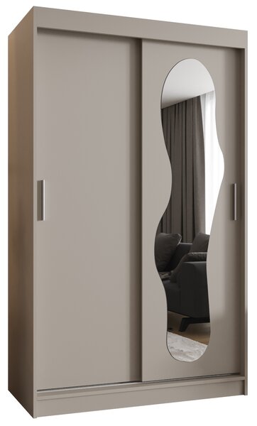 Šatní skříň 120 cm Ulta (kašmír). Akce -21%