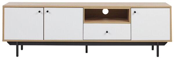 TV stolek ITACA Hnědá/Bílá