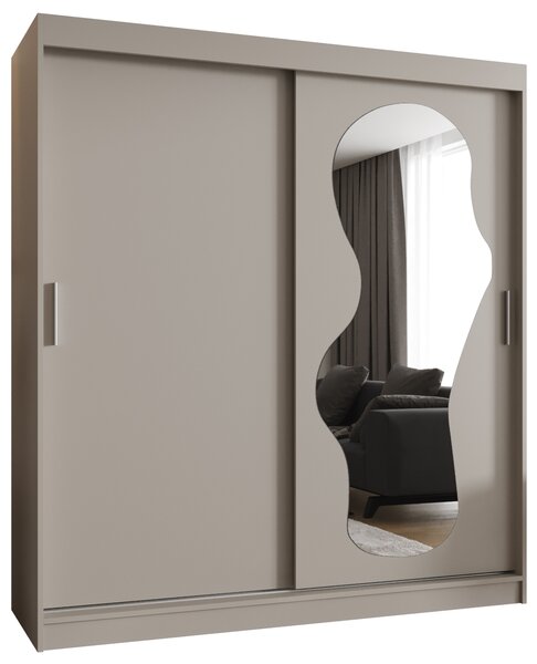 Šatní skříň 180 cm Ulta (kašmír). Akce -20%