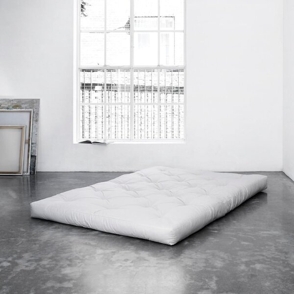 Bílá středně tvrdá futonová matrace 140x200 cm Comfort Natural – Karup Design