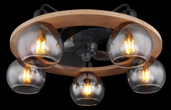 STROPNÍ VENTILÁTOR, 55/55/21,5 cm Globo - Online Only svítidla, Online Only