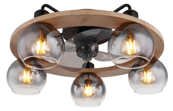 STROPNÍ VENTILÁTOR, 55/55/21,5 cm Globo - Online Only svítidla, Online Only