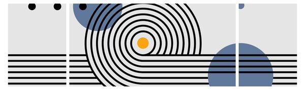 Obraz - Minimalistická abstrakce N⁰1 (170x50 cm)