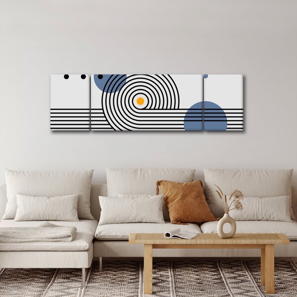 Obraz - Minimalistická abstrakce N⁰1 (170x50 cm)