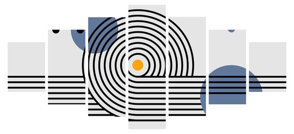 Obraz - Minimalistická abstrakce N⁰1 (210x100 cm)