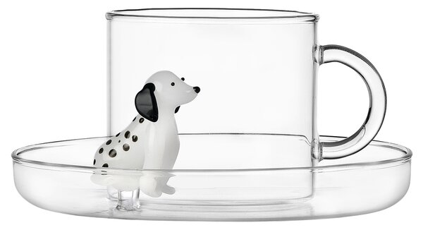 Ichendorf Milano designové šálky na čaj Dogs Tea Cup With Saucer Dalmata