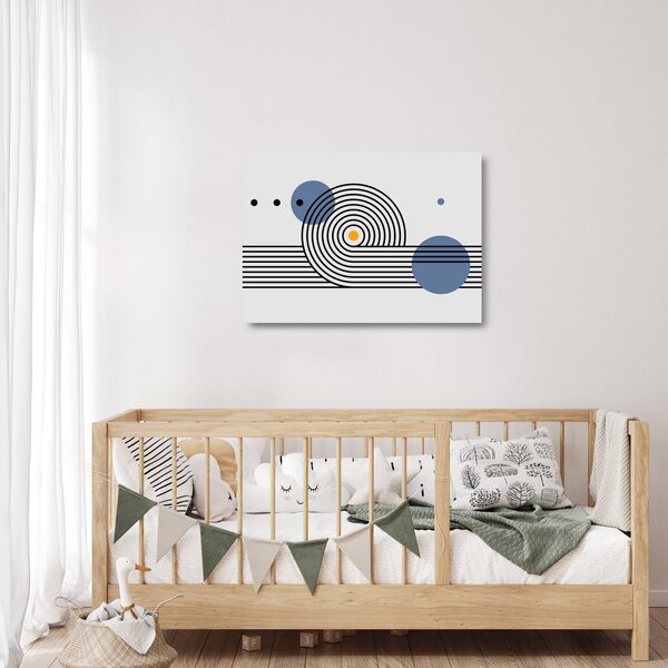 Skleněný obraz - Minimalistická abstrakce N⁰1 (70x50 cm)