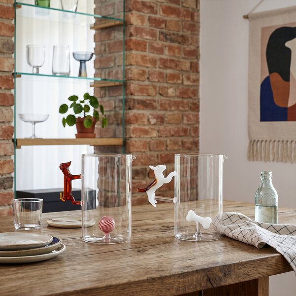 Ichendorf Milano designové džbány Dogs Bull Terrier With Bone Jug