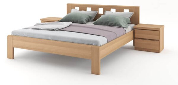 Masivní postel DALILA LUX | BUK průběžný | 180x200 cm | JELÍNEK nábytek