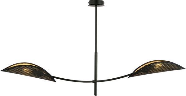 Emibig Lotus stropní světlo 2x40 W černá 1106/2