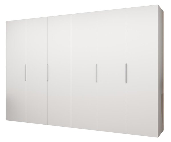 Šatní skříň 300 cm Mirabella 1 (bílá + kašmír)