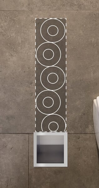 Balneo Wall-Box One Inox koš na toaletní papír/zásobník toaletního papíru || PB-IN3